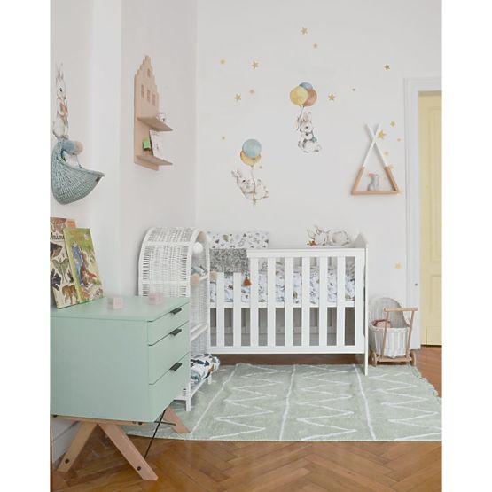 Dekorace na zeď DEKORNIK Happy rabbits white