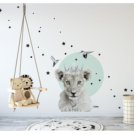 Dekrace pour mur DEKORNIK - petit lion roi