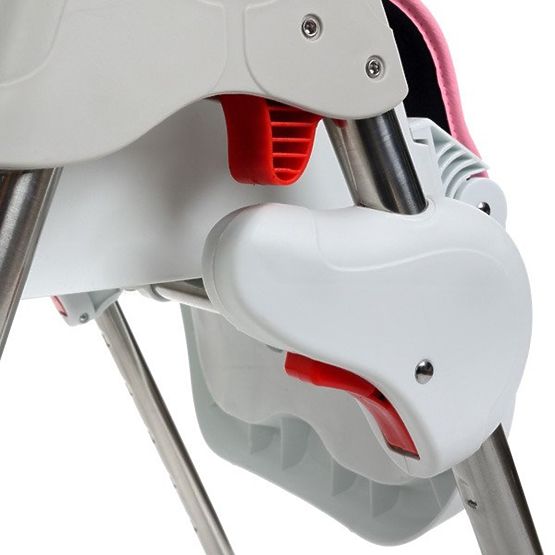 Dětská jídelní židlička Luxa - růžová