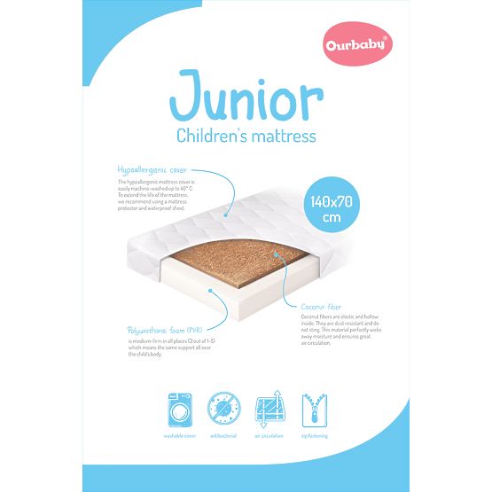 Matelas pour enfants JUNIOR - 140x70 cm