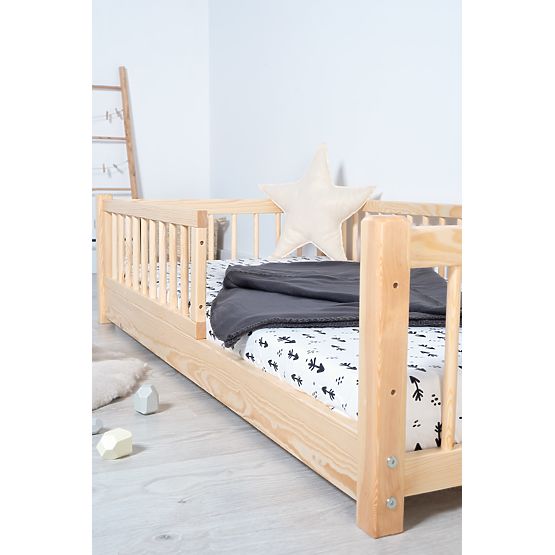 Lit enfant bas Montessori Ourbaby - naturel