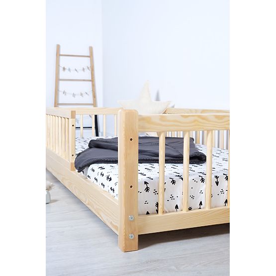 Lit enfant bas Montessori Ourbaby - naturel