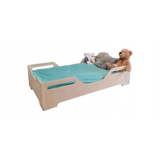 Lit enfant Crocodile avec barrière - 140 x 70 cm