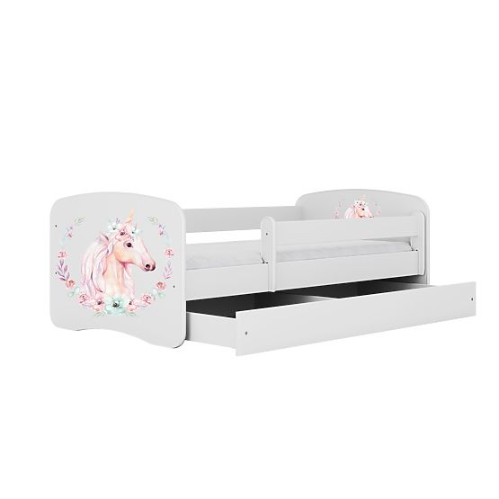 Lit enfant avec barrière - Licorne