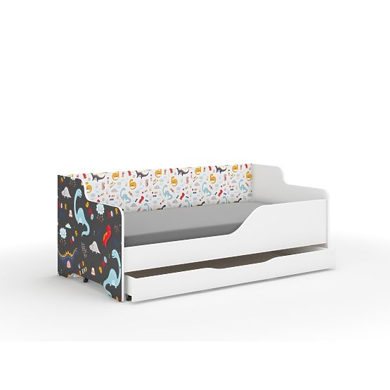 Lit banquette enfant LILU 160 x 80 cm - Dinosaures