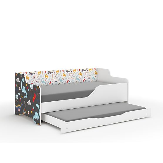 Lit banquette enfant LILU 160 x 80 cm - Dinosaures
