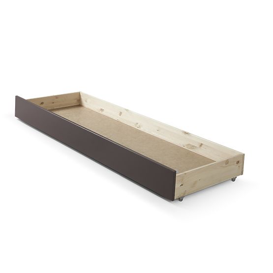 Dětská rozkládací postel se zády Pino - šedá