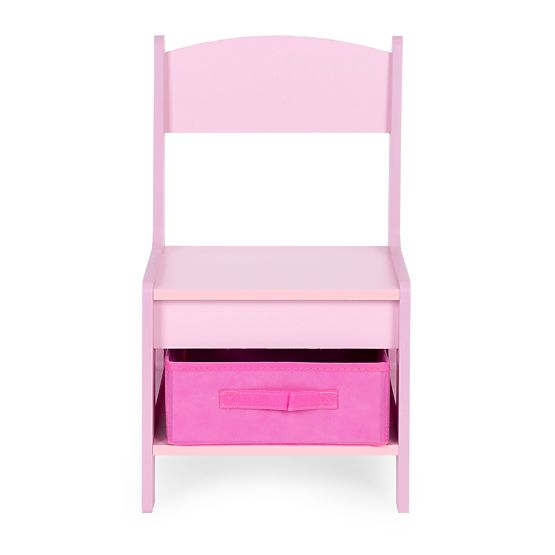 Ensemble de mobilier pour enfants table + 2 chaises tableau rose ECOTOYS