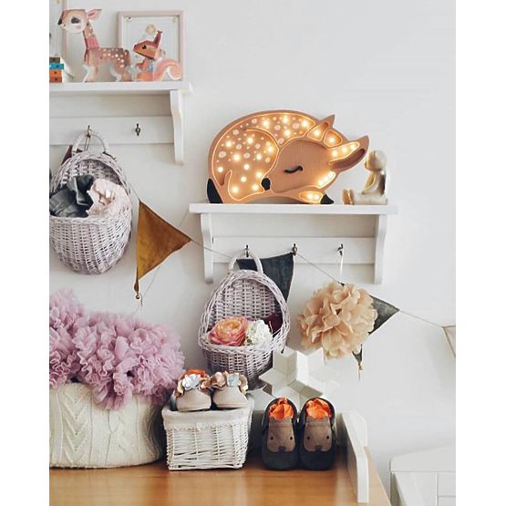 Dětské dřevěné svítidlo Srnka