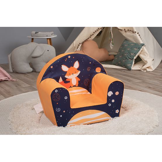 Chaise enfant Lišák - bleu-orange