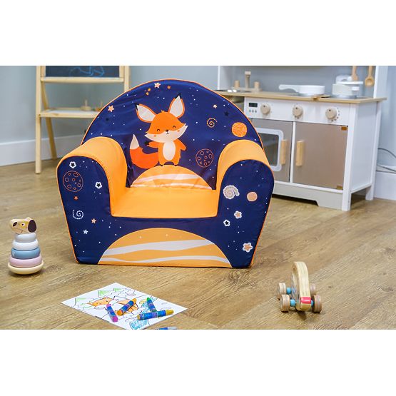 Chaise enfant Lišák - bleu-orange