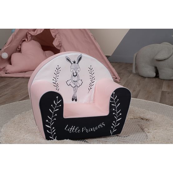 Chaise enfant Bunny Ballerine - blanc-rose