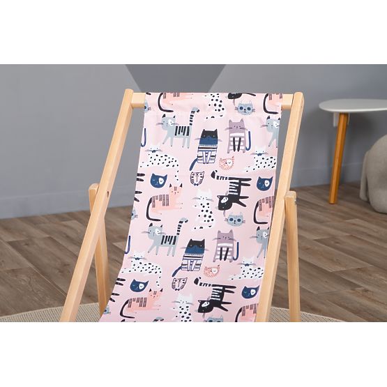 Chaise de plage enfant Chats