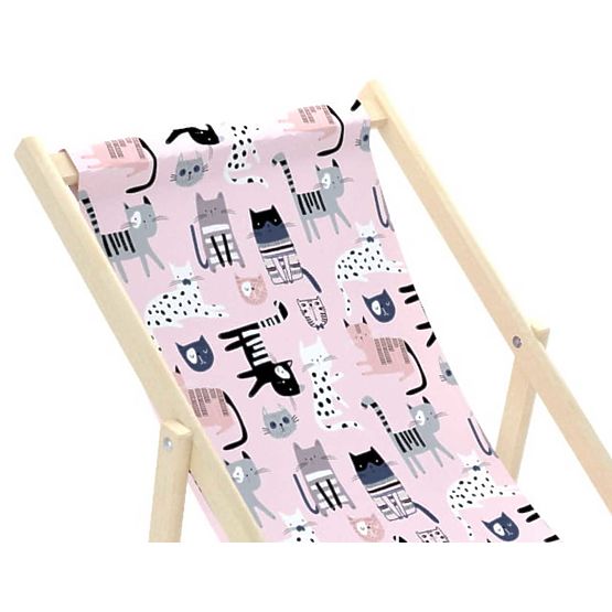 Chaise de plage enfant Chats