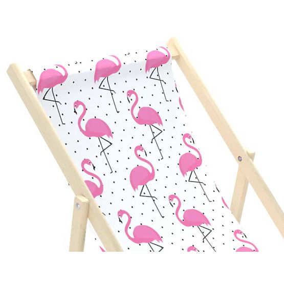 Transat de plage enfant Flamants roses