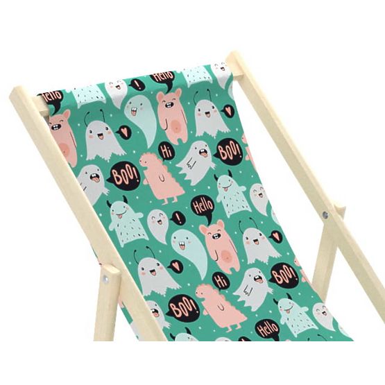Chaise de plage pour enfants Monstres et fantômes