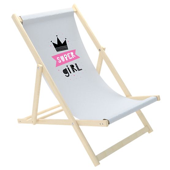 Chaise de plage enfant Super Beach - gris