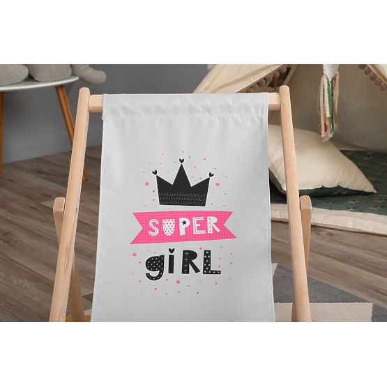 Chaise de plage enfant Super Beach - gris