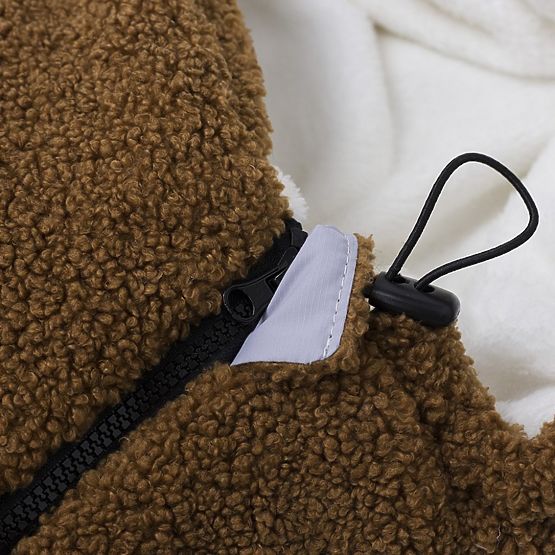 Veste polaire enfant Alpaga - vieux rose