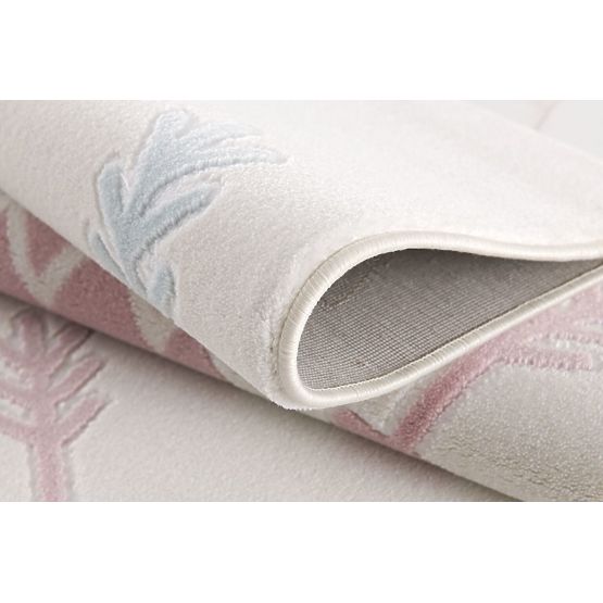 Dětský koberec Teepee - krémovo-růžový