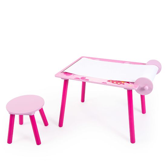 Dětský kreslicí stůl motýlci