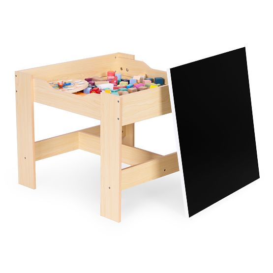 Ensemble de mobilier pour enfants table + 2 chaises avec tableau ECOTOYS