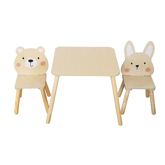 Table et chaises pour enfants - Amis de la forêt