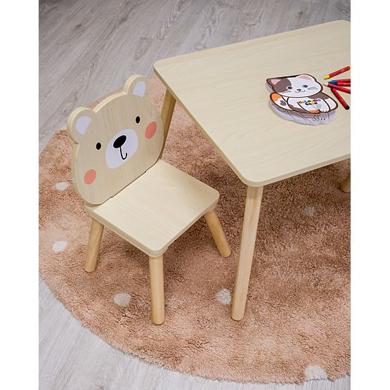 Table et chaises pour enfants - Amis de la forêt