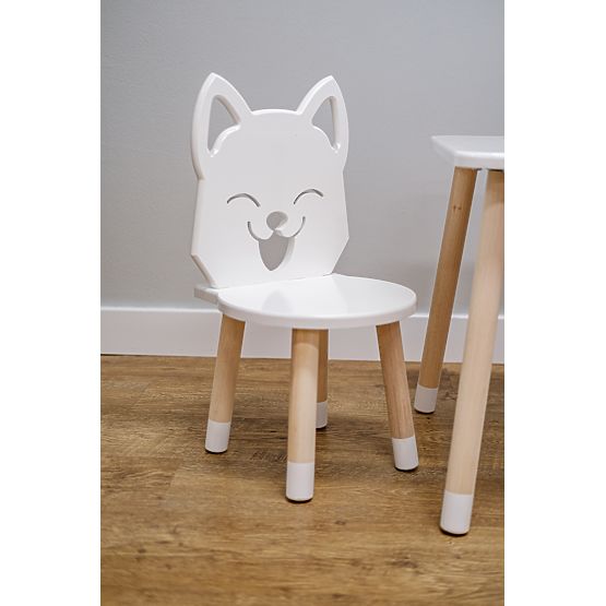 Table enfant avec chaises - Reinard - blanc