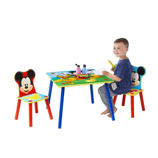 Dětský stůl s židlemi Mickey Mouse 