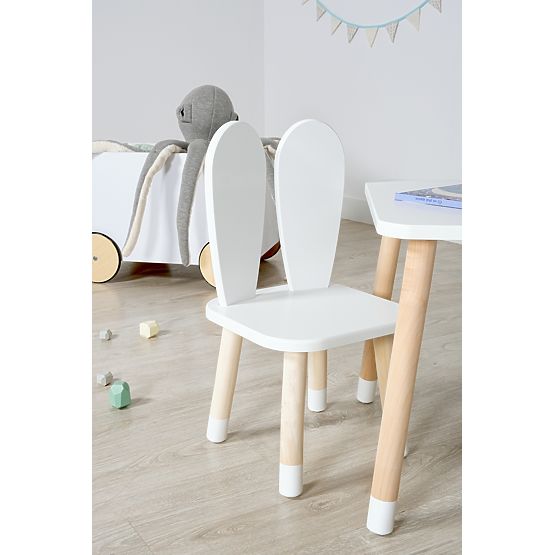 Table pour enfants avec chaises - Oreilles - blanc