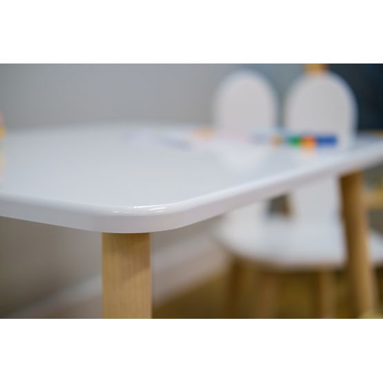 Table pour enfants avec chaises - Oreilles - blanc