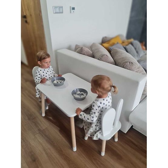 Table pour enfants avec chaises - Oreilles - blanc