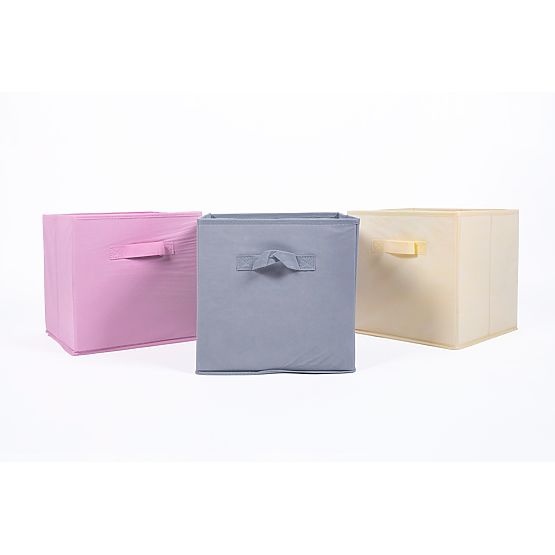 Coffret de Rangement Jouets Enfant - Rose Poudré