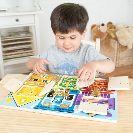 Déverrouiller les serrures Melissa et Doug