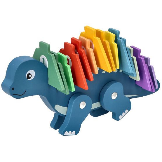 Dinosaure avec puzzles numériques