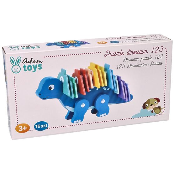 Dinosaure avec puzzles numériques