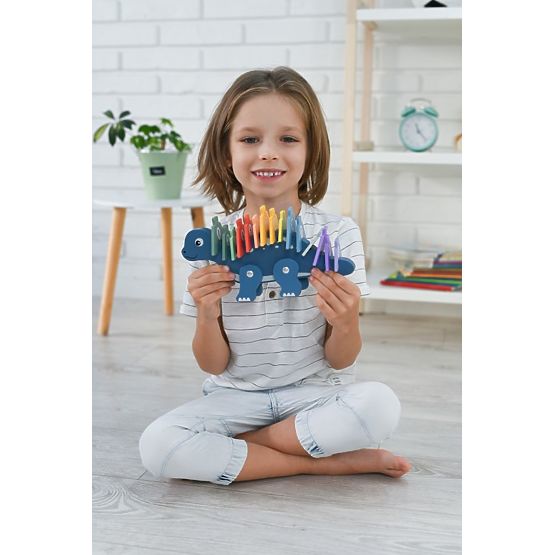 Dinosaure avec puzzles numériques