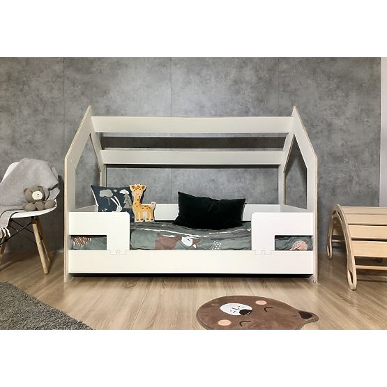 Lit cabane Puzzle - blanc