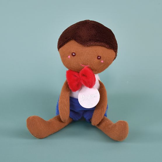 Doudou Jolijou Poupée Enzo 16 cm bleu