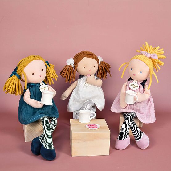 Doudou Jolijou Poupée Inés 30 cm