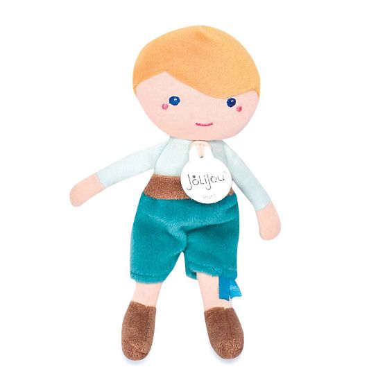 Doudou Jolijou Poupée Jules 16 cm verte
