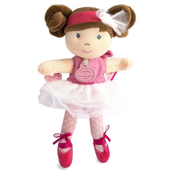Doudou Jolijou Poupée mini ballerine 