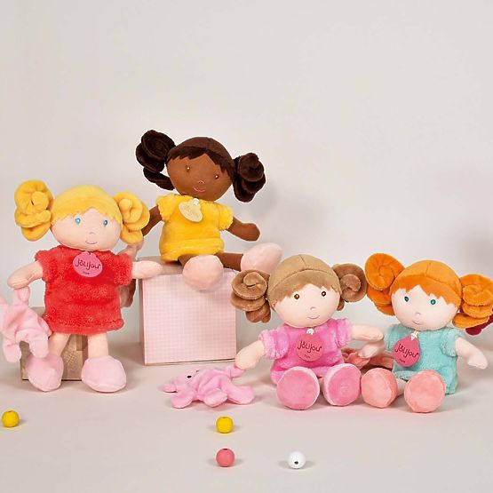 Doudou Jolijou Poupée Miss Blanche 21 cm