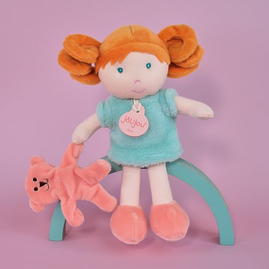 Doudou Jolijou Poupée Miss Menthe 21 cm