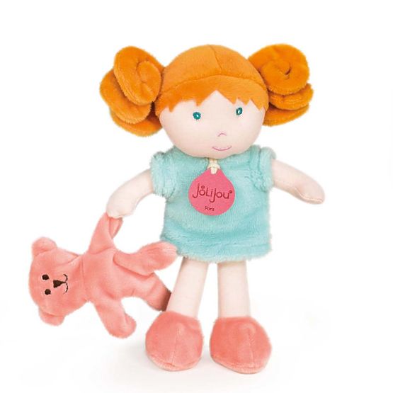 Doudou Jolijou Poupée Miss Menthe 21 cm