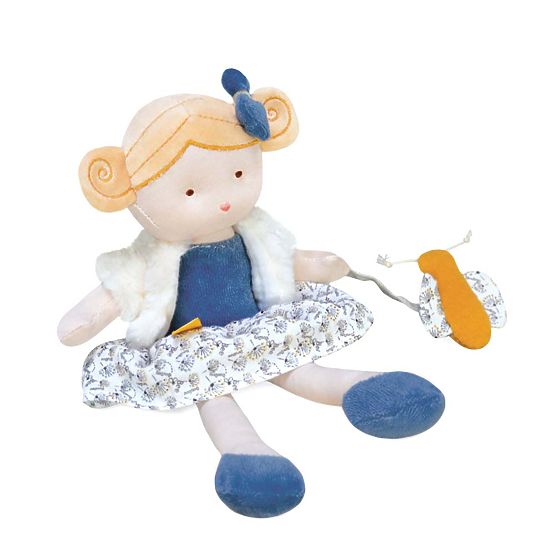 Doudou Jolijou Poupée Pollen et abeille 25 cm