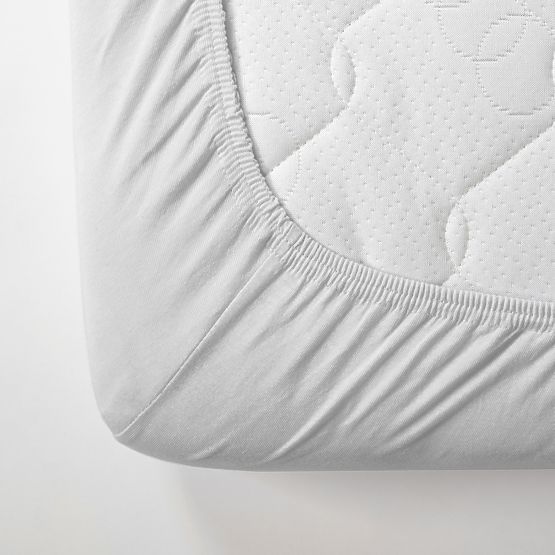 Drap coton 200x120 cm - blanc