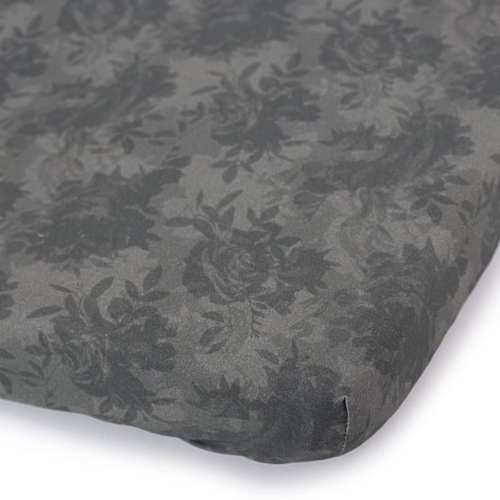 Drap de lit en coton Fleurs de nuit