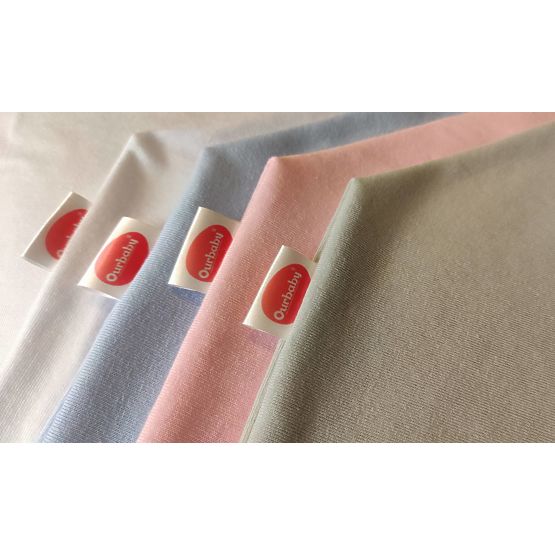 Drap coton imperméable - rose 140 x 70 cm